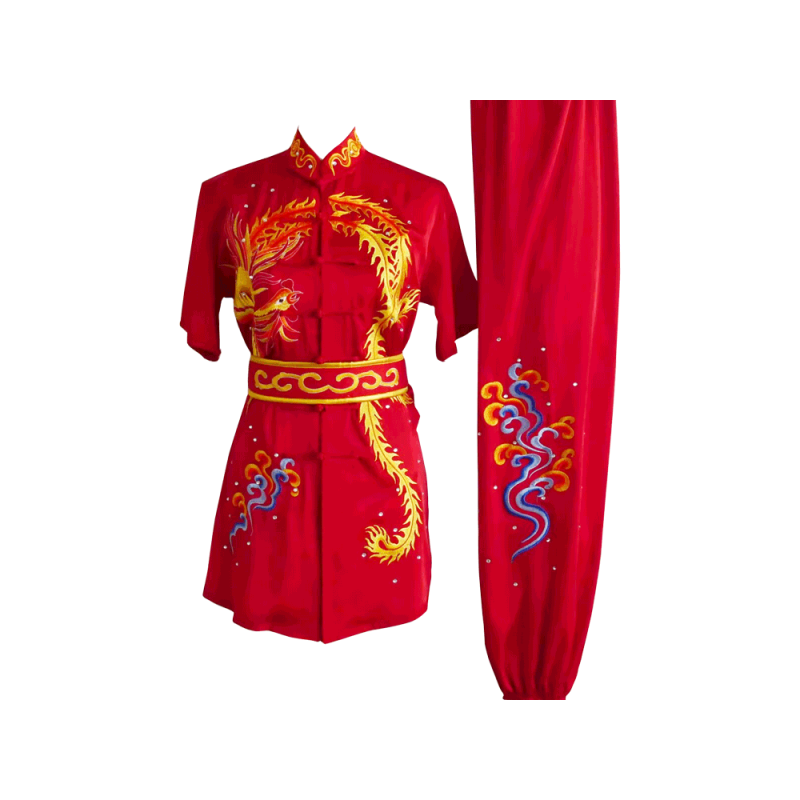 Red Uniform with Phoenix Embroidery (Pre-Order) - UC2024-006