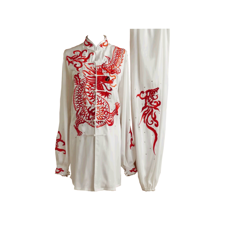 White Uniform with Dragon Embroidery (Pre-Order) UC2024-007