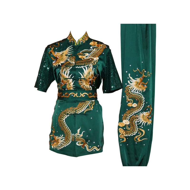 Green Uniform with Dragon Embroidery  (Pre-Order) UC2024-002 