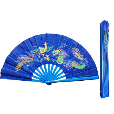 Blue Dragon Phoenix Tai Chi Fan (Fan17)