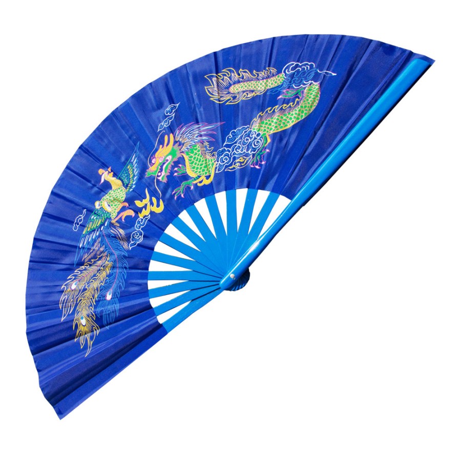 Blue Dragon Phoenix Tai Chi Fan (Fan17)