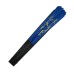 Fan19-1 Blue Twin Dragon with Black Bamboo Rib