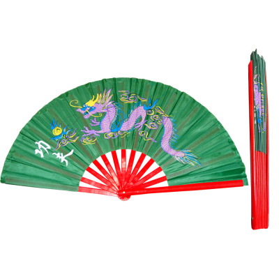 Green Dragon KungFu Fan (Fan26)