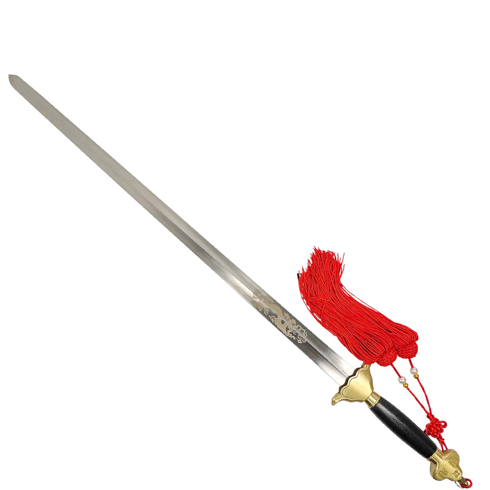 Competition New Wushu Straight Swords - Wooden Handle