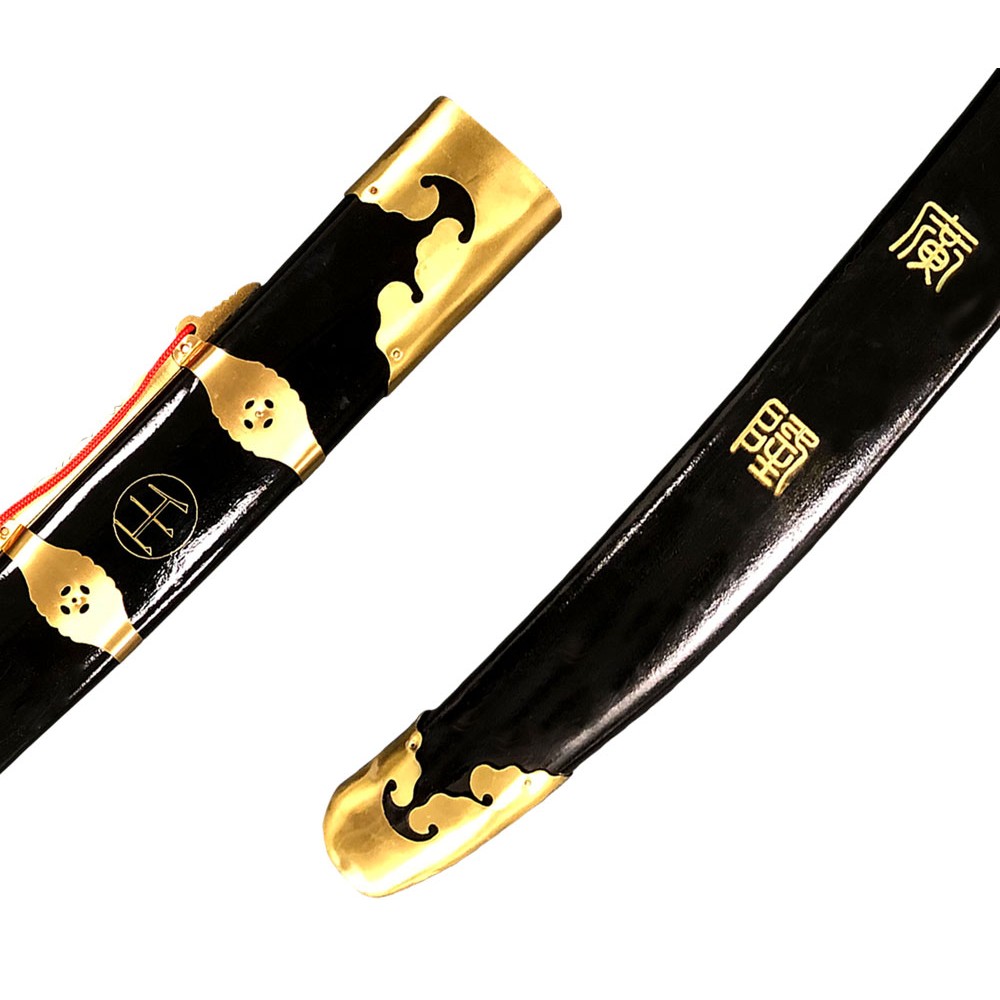 Traditional Broadsword with black scabbard -TDS010