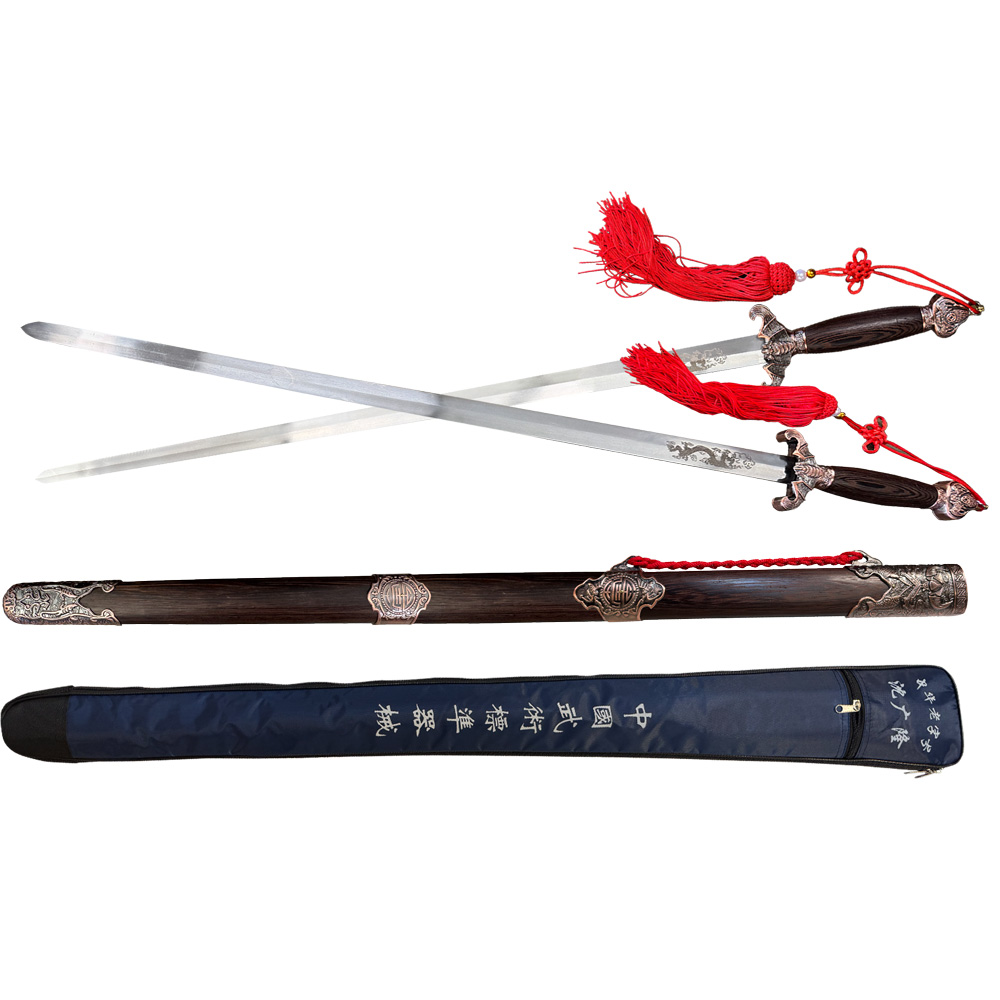 Premium Double Tai Chi Straight Sword – Traditional Martial Arts Weapon