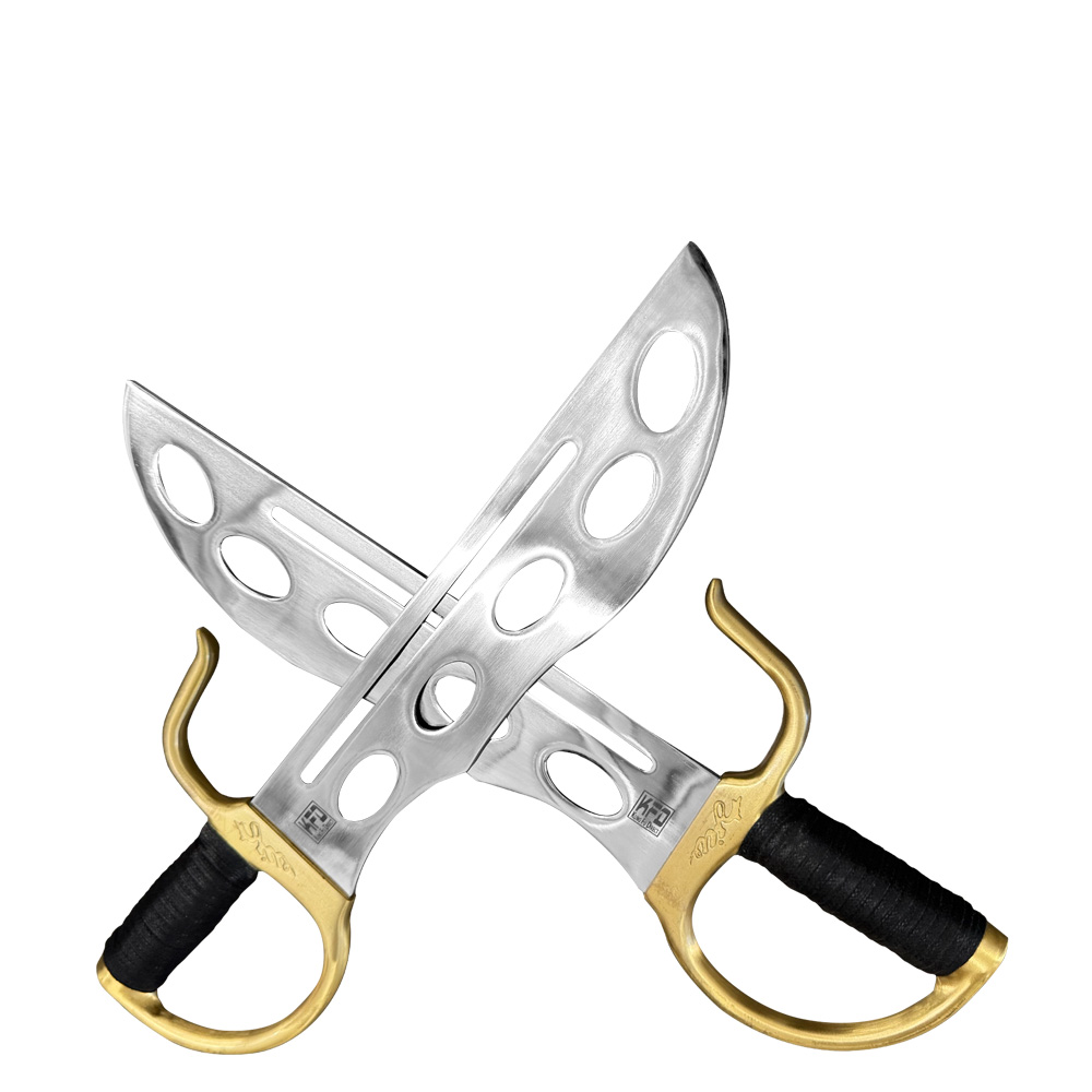 Wing Chun Butterfly Swords, Expertly Crafted from Special-Design Stainless Steel (KFD TDS219)