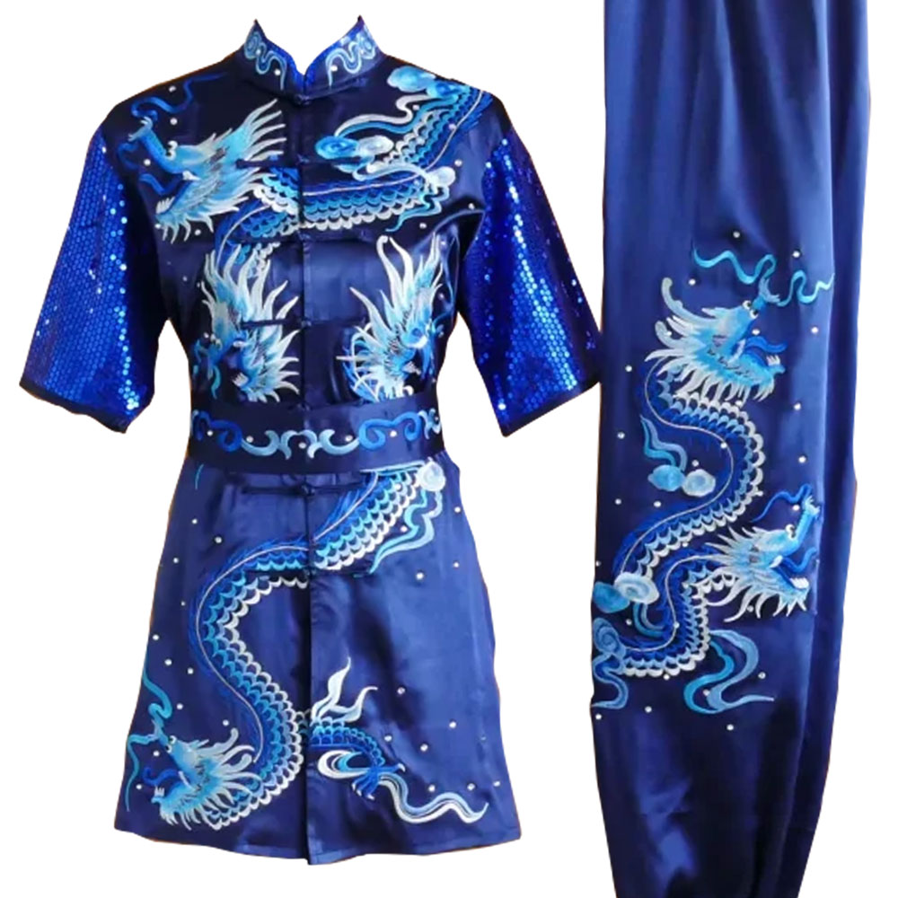 Blue Uniform with Dragon Embroidery  (Pre-Order) UC2024-003