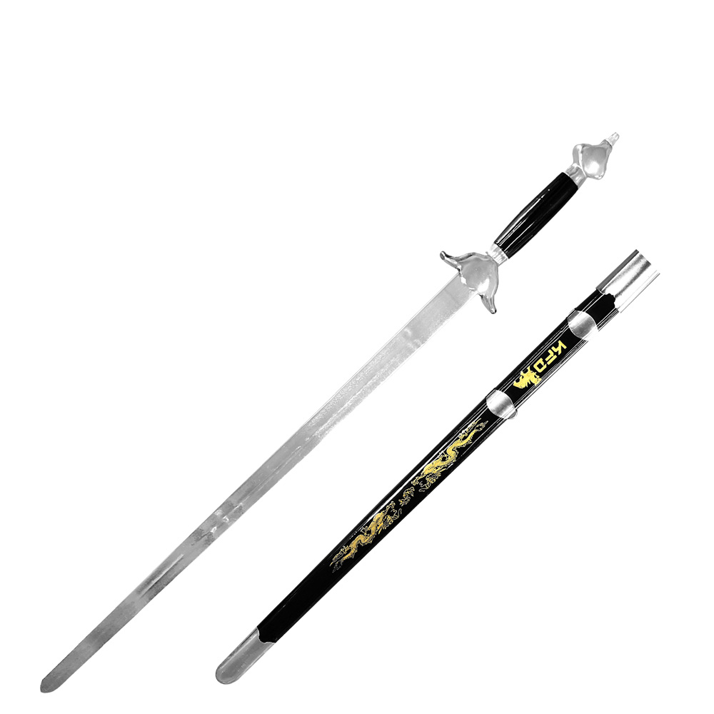 Wushu Kungfu Straight Sword (Jian) with Flexible, Soft Blade