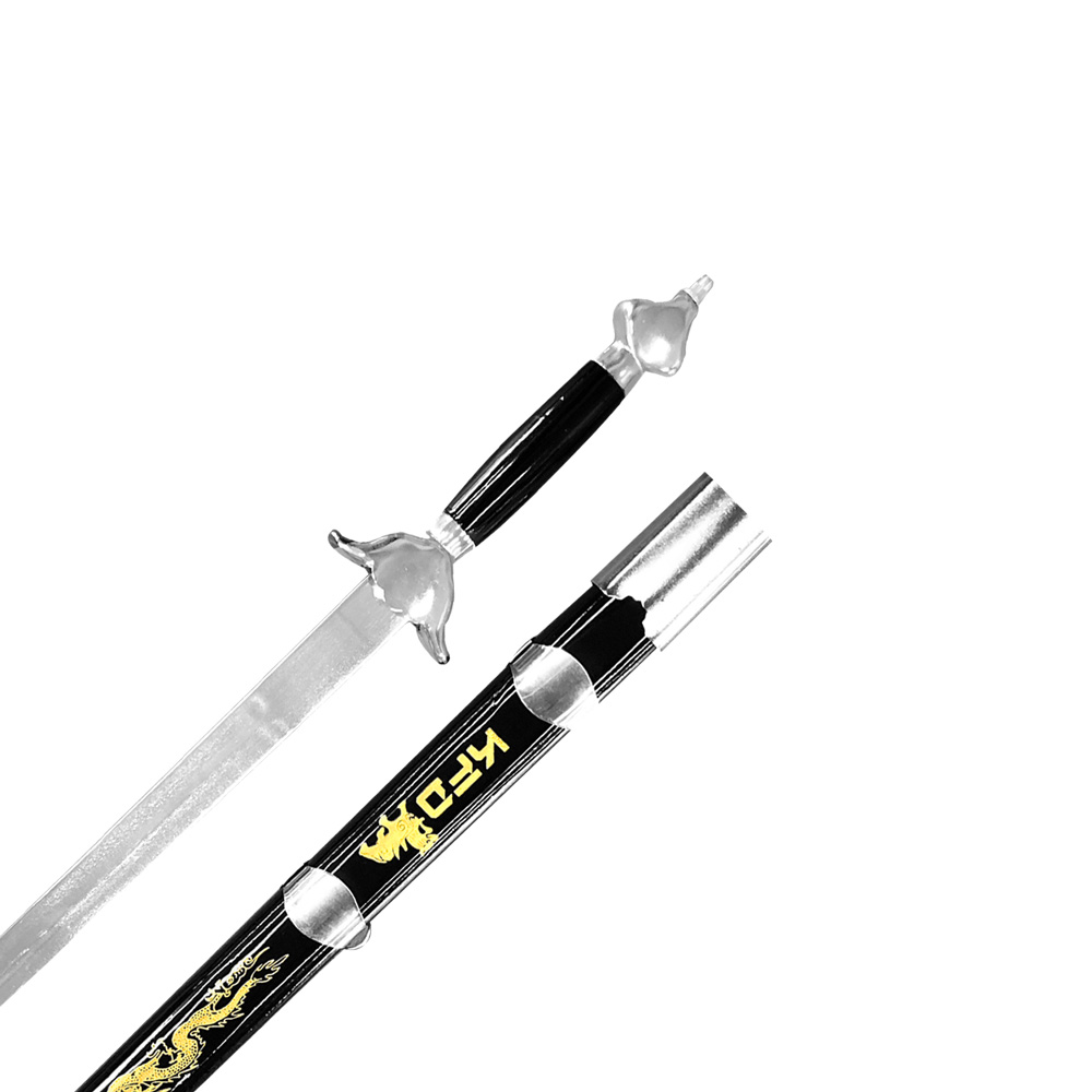 Wushu Kungfu Straight Sword (Jian) with Flexible, Soft Blade