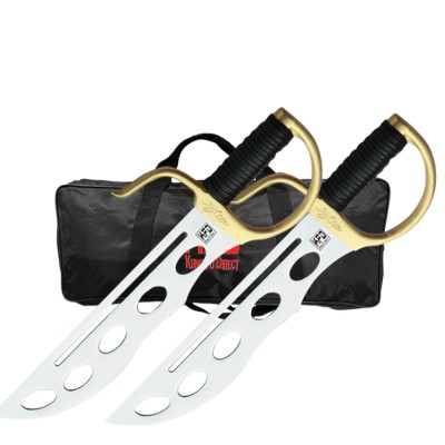 Wing Chun Butterfly Swords, Expertly Crafted from Special-Design Stainless Steel (KFD TDS219)