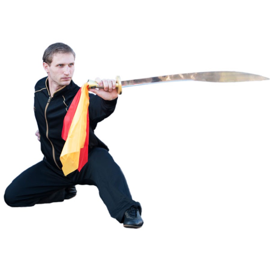 Competition Wushu KungFu Broadsword - Wooden Handle (HD1001)