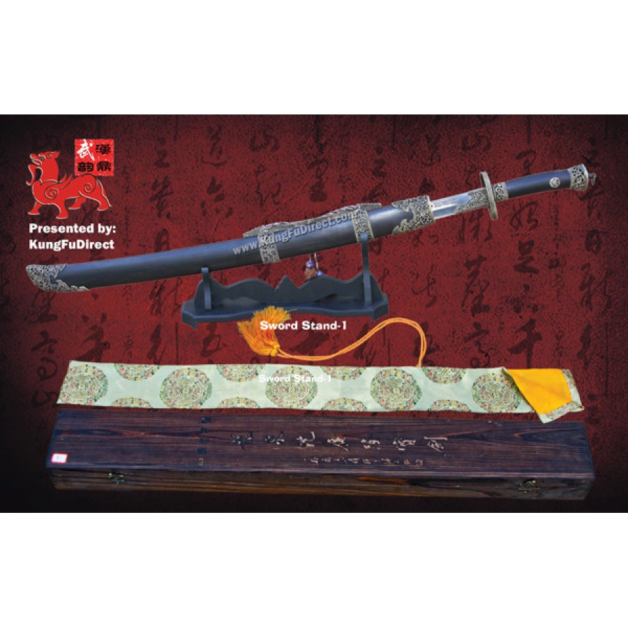 HD-208-1 - Seven Saints Sword-Red Groove pattern Damascus steel 七圣刀-红槽花纹钢