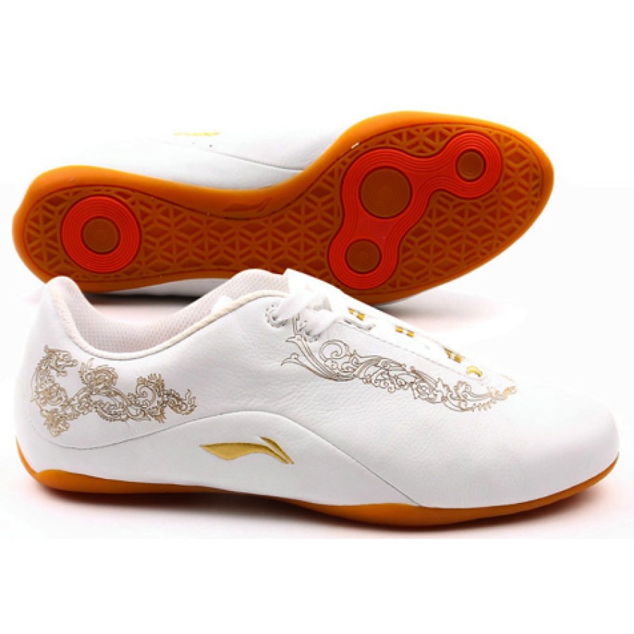 Li-Ning White KungFu/Tai Chi Shoes - LN086-1