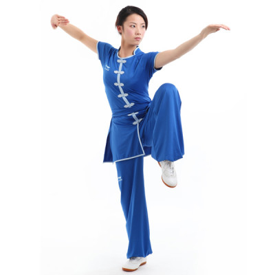 LN102-5 - Li-Ning Southern Style Uniform Blue (Female) 南派比赛服