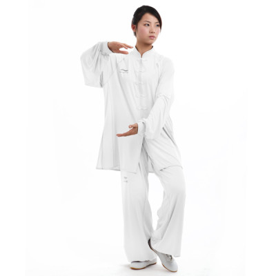 LN108-6 - Li-Ning White Long sleeve Uniform (Female) 女子白色长袖比赛服