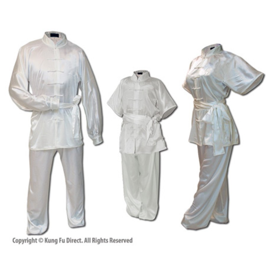 U0751 - Pearl White Satin Uniform