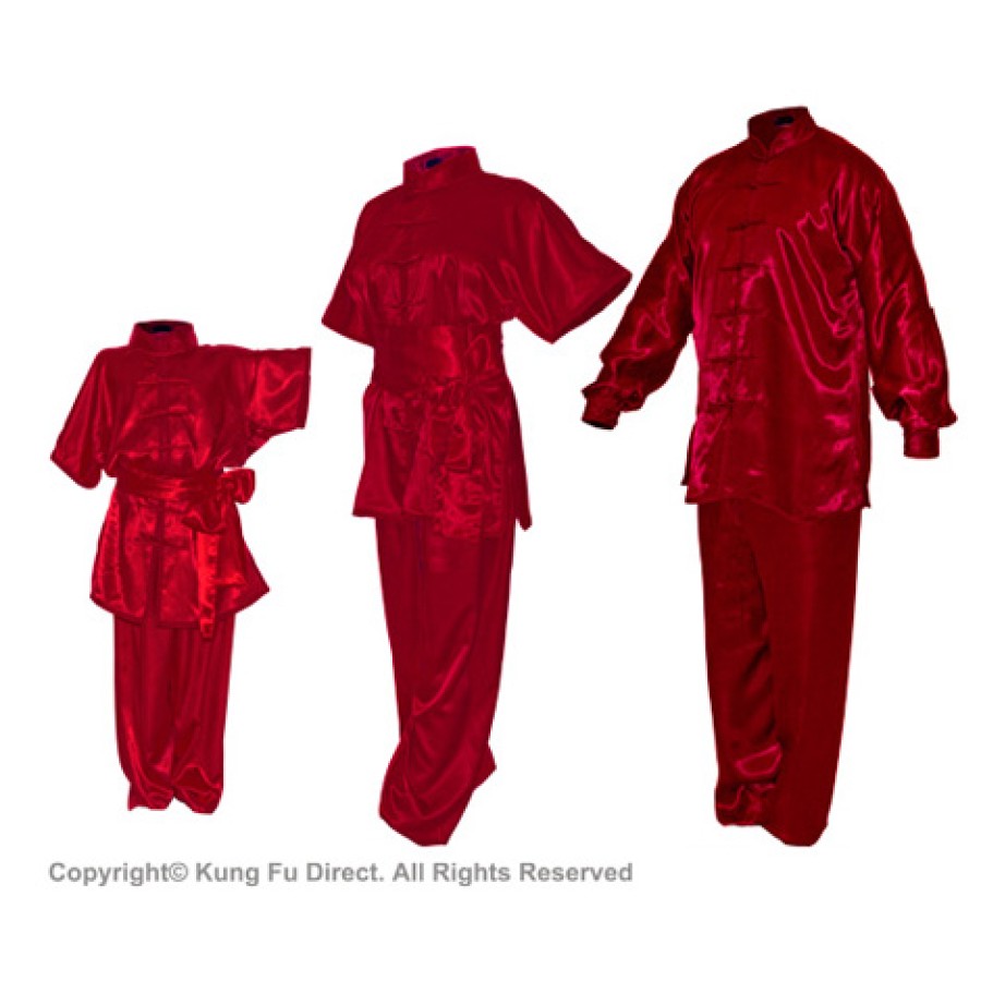 U0754 - Jujube Red Satin Uniform