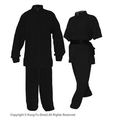 U0770 - Black Bamboo Cotton uniform