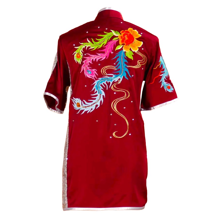 UC501 - Red Uniform with Phoenix Embroidery