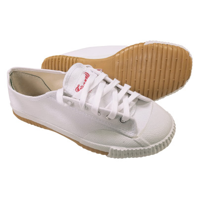 Warrior Wushu KungFu Pure White Canvas Shoes