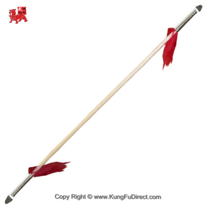 Double Headed Wushu Spear with 7.5-inch Spear Heads (小抢头双头抢) - (WSL004-1)