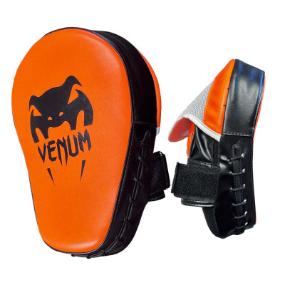 Orange Curved Focus Mitt – Training Pad for Boxing and Martial Arts (NM010-3)