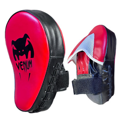 Magenta Curved Focus Mitt – Training Pad for Boxing and Martial Arts (NM010-6)